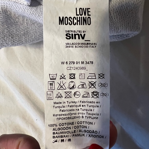 Love Moschino Americana Sweatshirt - Size 2 - Picture 5 of 6